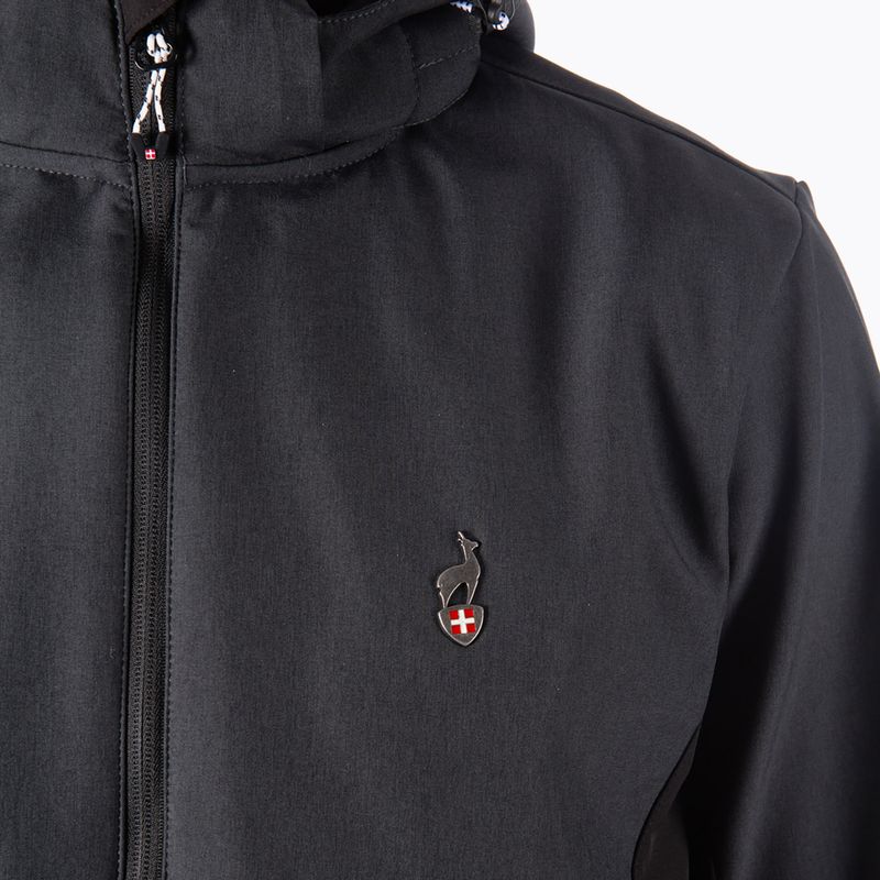 Pánská softshellová bunda Aulp Tiago anthracite melange 9