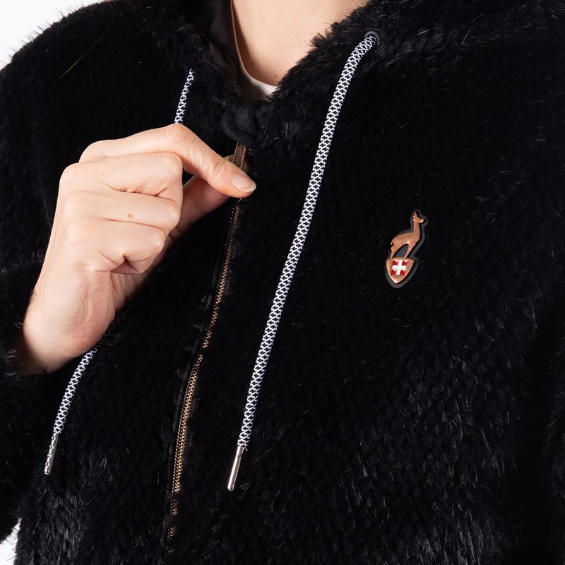 Dámská zimní bunda Aulp Candy s umělým kožíškem black 4