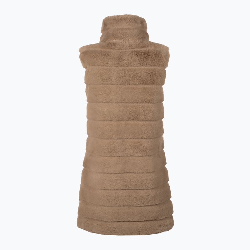 Dámská vesta Aulp Carra Faux Fur taupe 8