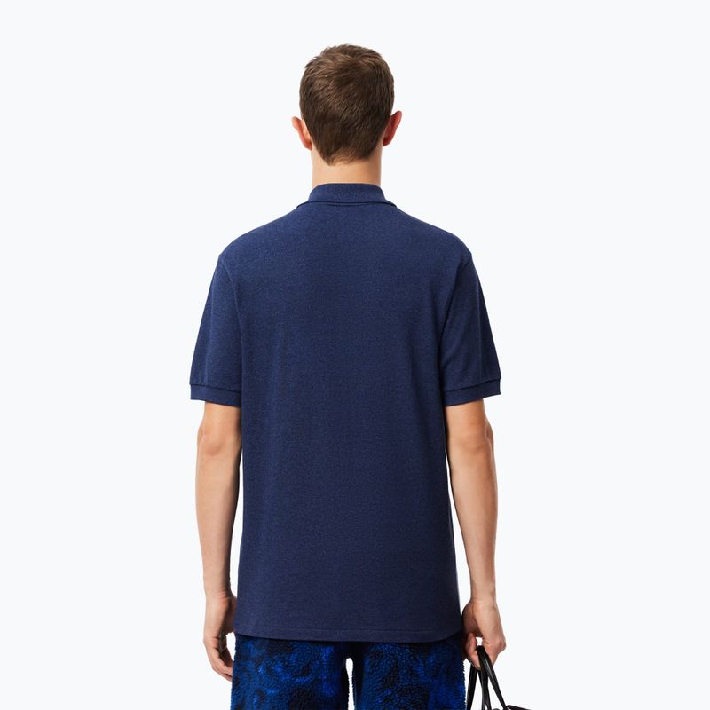Pánské polo tričko Lacoste L1264 darl indigo blue 3