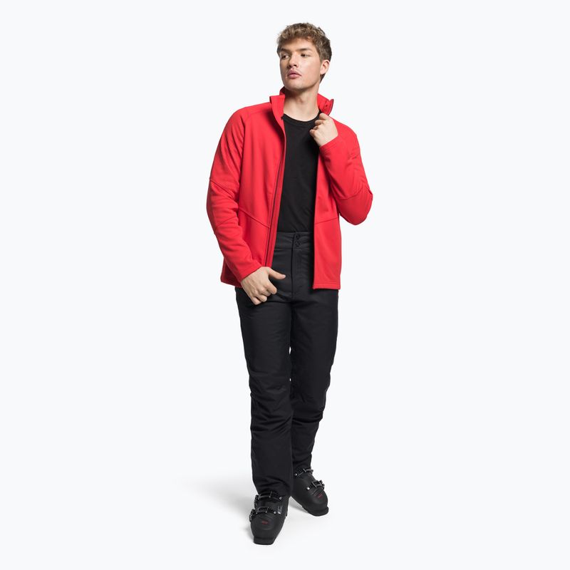 Pánská lyžařská mikina Rossignol Classique Clim red 2