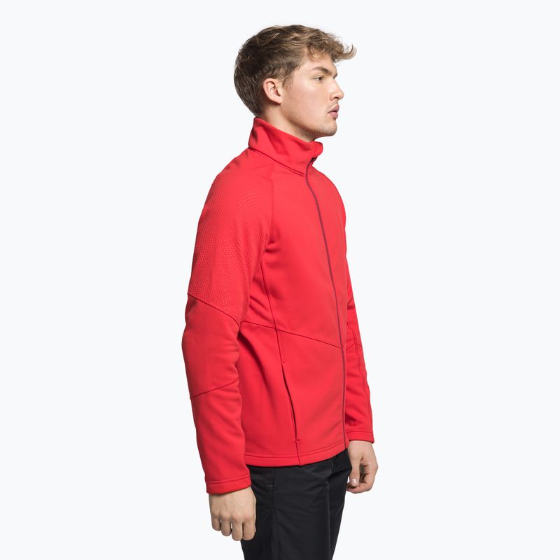 Pánská lyžařská mikina Rossignol Classique Clim red 3