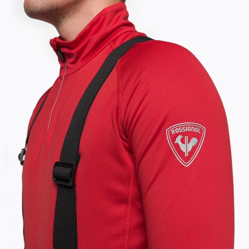 Pánská termoakční mikina Rossignol Classique 1/2 Zip red 5