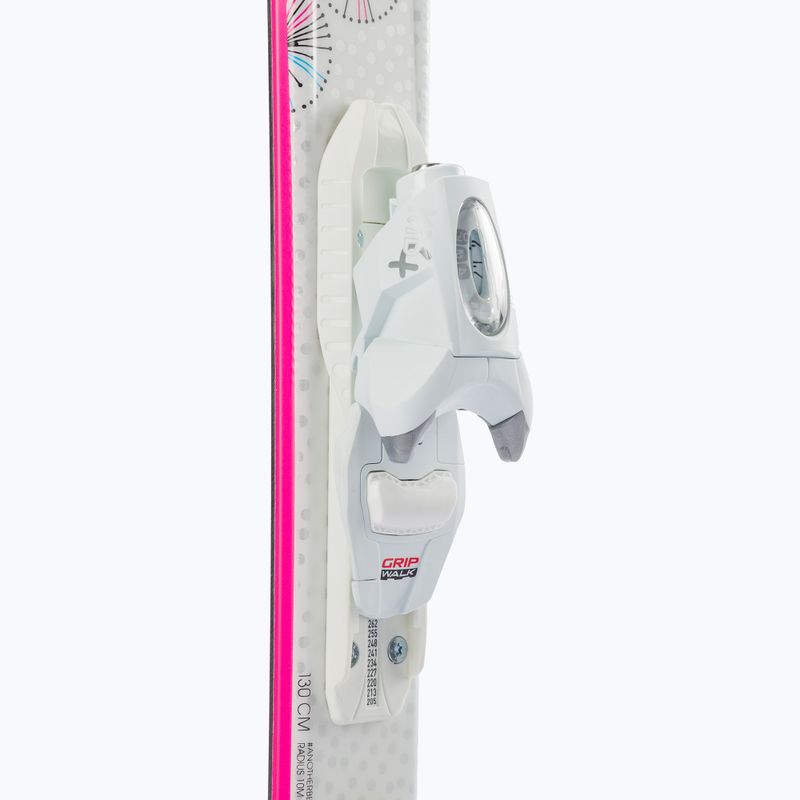 Dětské sjezdové lyže Rossignol Fun girl KX + KID 4 GW white 6
