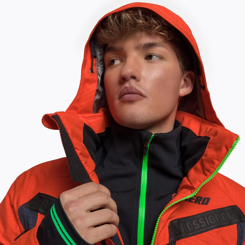 Pánská lyžařská bunda Rossignol Hero Aile Jkt neon red 5