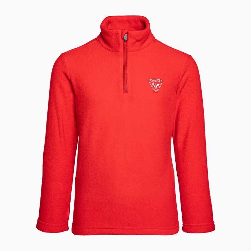 Rossignol Dětská lyžařská mikina 1/2 Zip Fleece oranžová 6