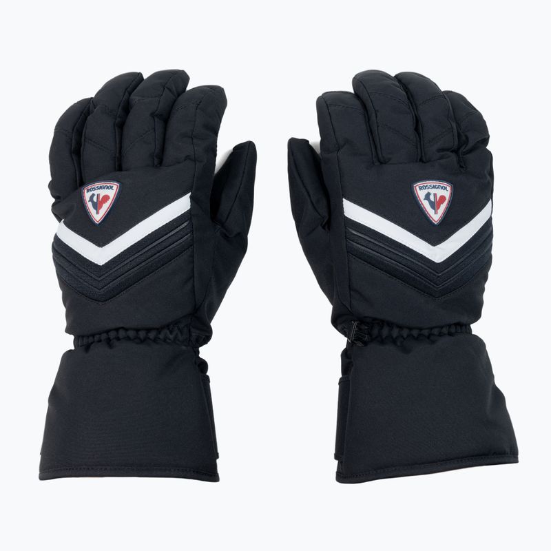Pánské lyžařské rukavice Rossignol Legend Impr black/white 3