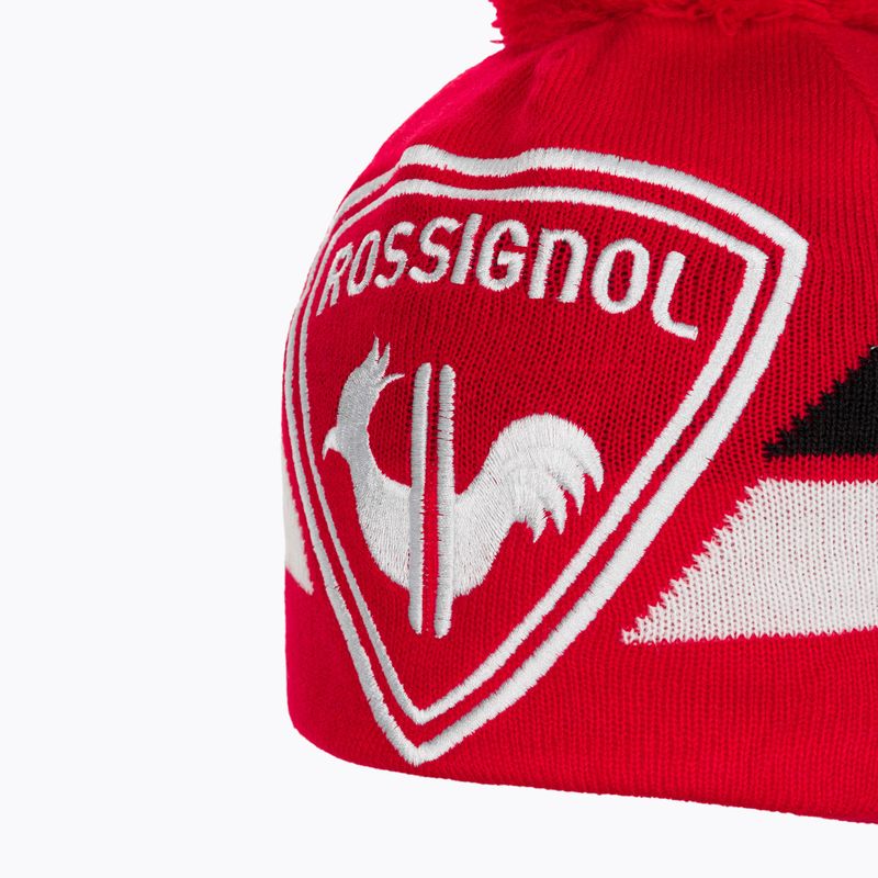 Dětská zimní čepice Rossignol L3 Jr Rooster sports red 4