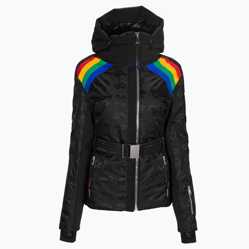 Dámská lyžařská bunda Rossignol W Rainbow black 10