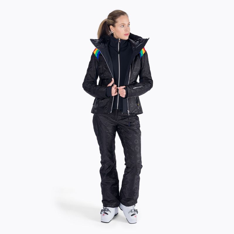 Dámská lyžařská bunda Rossignol W Rainbow black 2