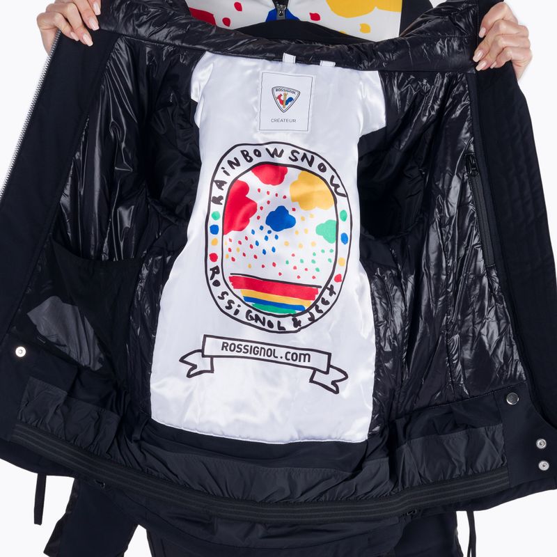 Dámská lyžařská bunda Rossignol W Rainbow black 9