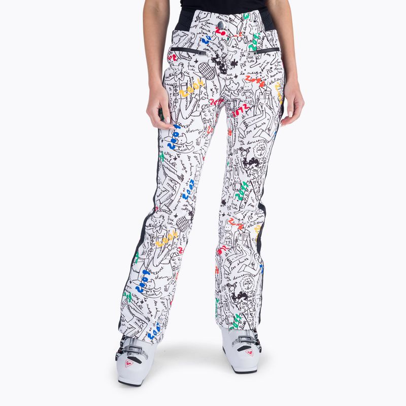 Dámské lyžařské kalhoty Rossignol Eco-Logic Ski white
