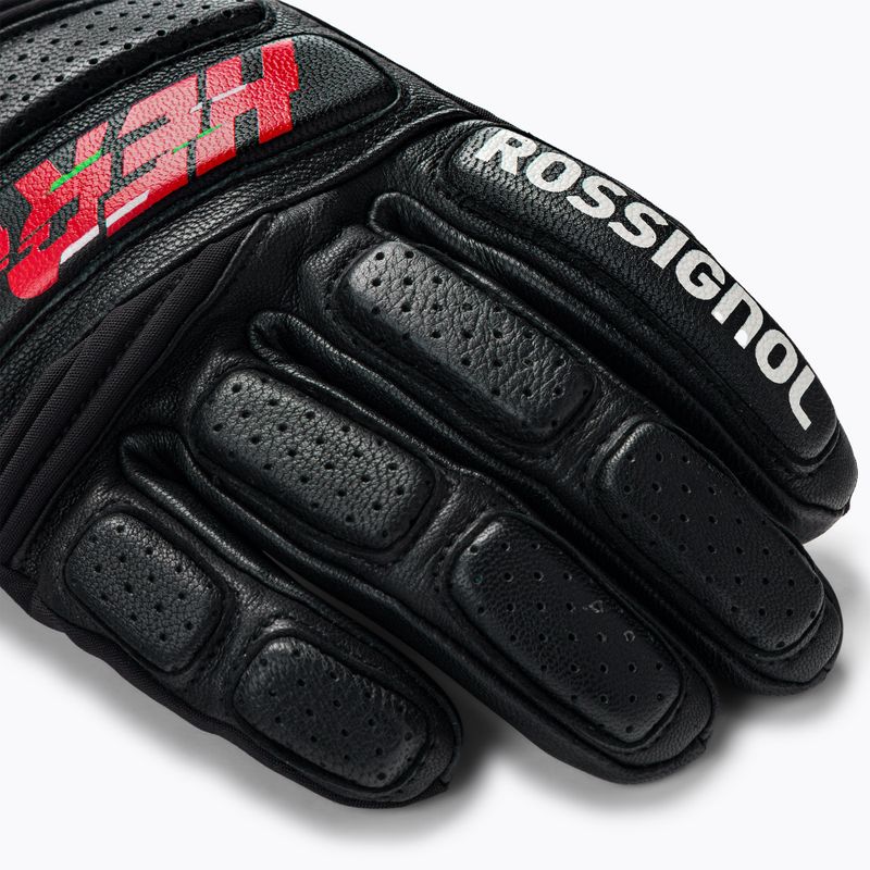 Pánské lyžařské rukavice Rossignol Wc Expert Lth Impr G black 5