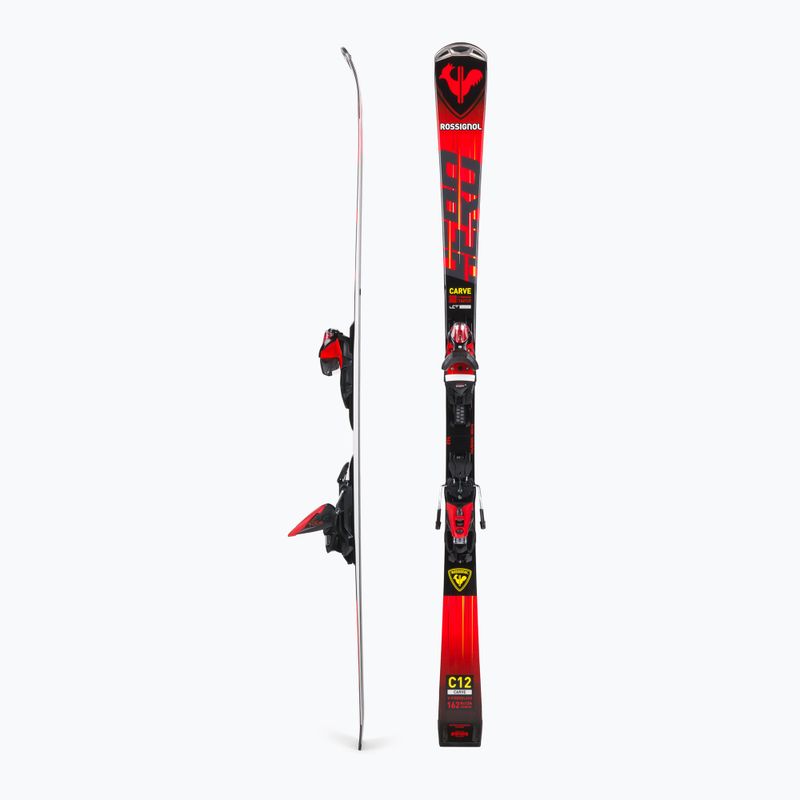 Sjezdové lyže Rossignol Hero Carve K + NX12 red 2