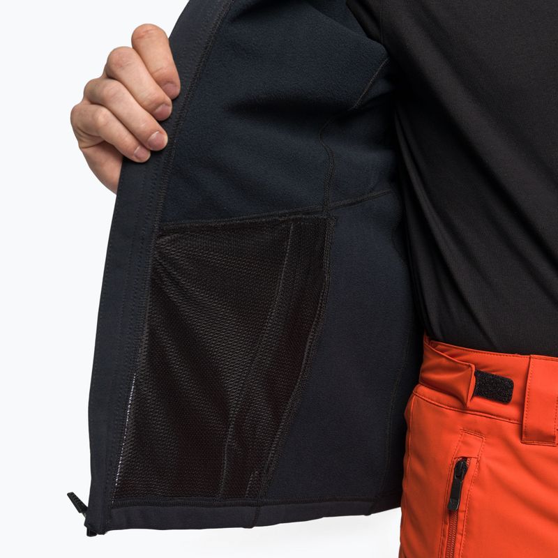 Pánská lyžařská mikina Rossignol Hero Clim black/red 9