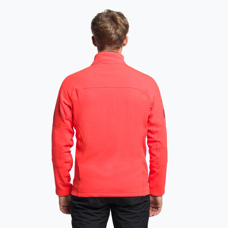 Pánská lyžařská mikina Rossignol Hero Clim red/black 3