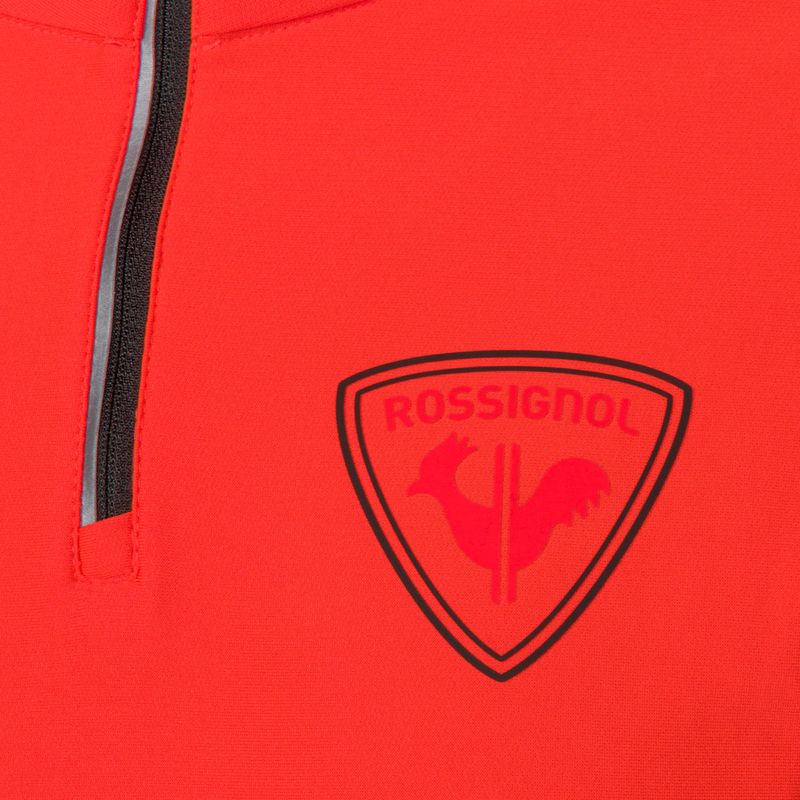 Pánská lyžařská mikina Rossignol Classique Hero 1/2 Zip red 3