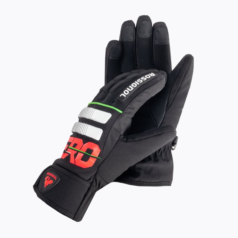 Dětské lyžařské rukavice Rossignol Hero Impr G black