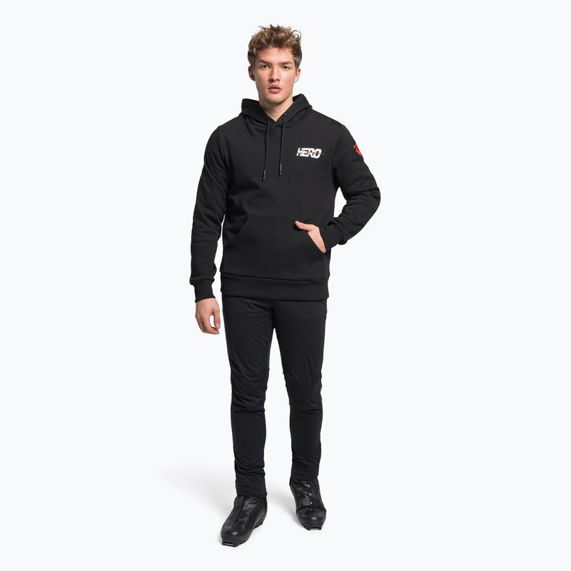 Pánská lyžařská mikina Rossignol Hero Logo Sweat black 2