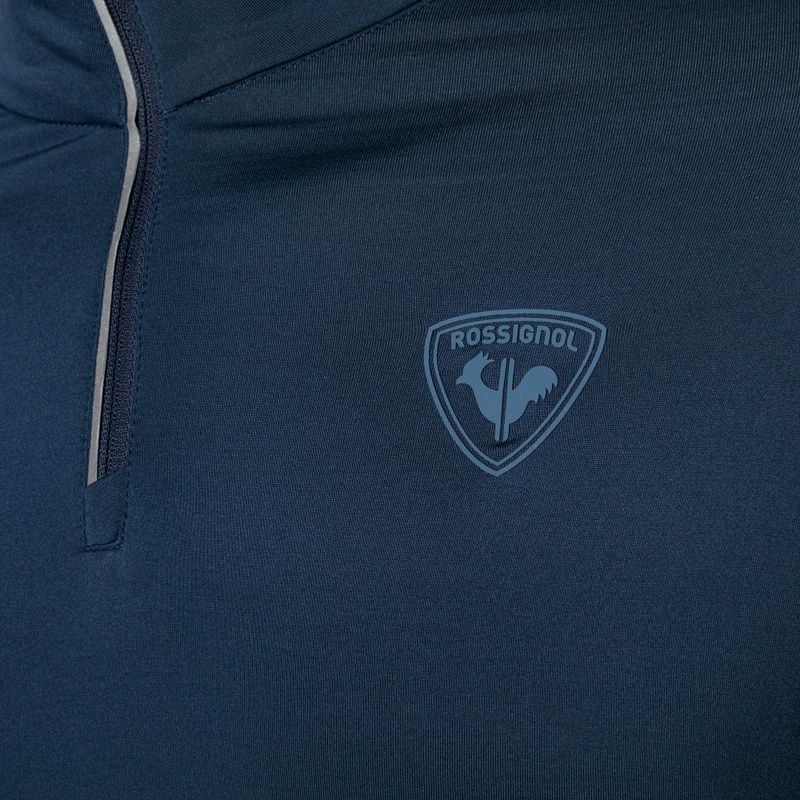 Pánská termoakční mikina Rossignol Classique 1/2 Zip dark navy 8