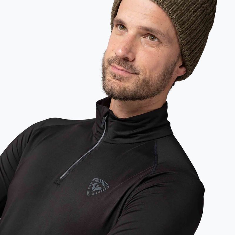 Pánská termoakční mikina Rossignol Classique 1/2 Zip black 5