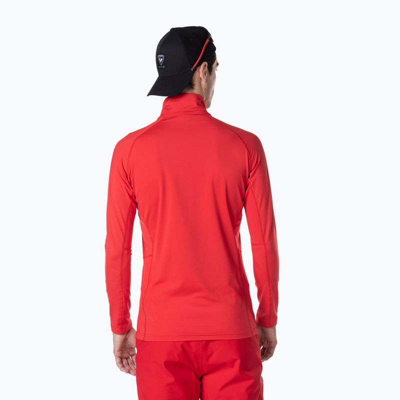 Pánská termoakční mikina Rossignol Classique 1/2 Zip sports red 3