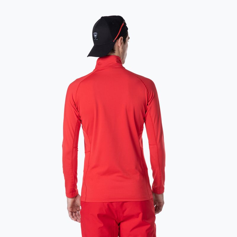 Pánský longsleeve termo tričko Rossignol Classique 1/2 Zip sports red 3