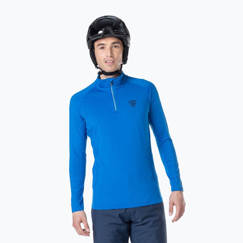 Pánská termální mikina Rossignol Classique 1/2 Zip lazuli blue