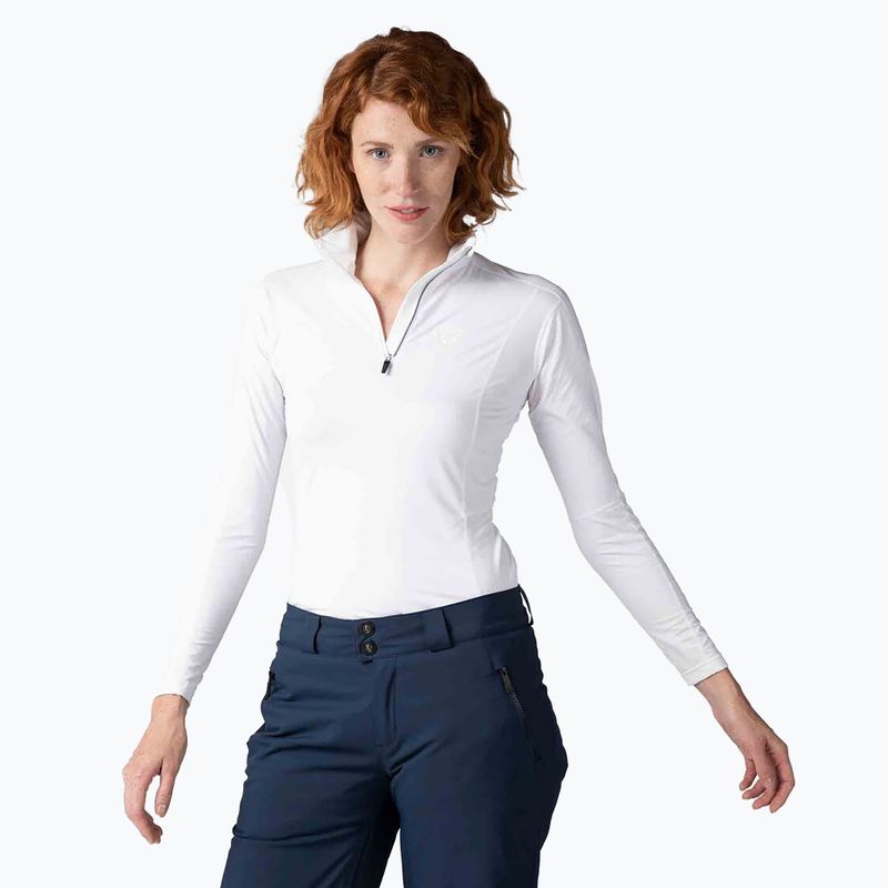 Dámská termoakční mikina Rossignol Classique 1/2 Zip white 4
