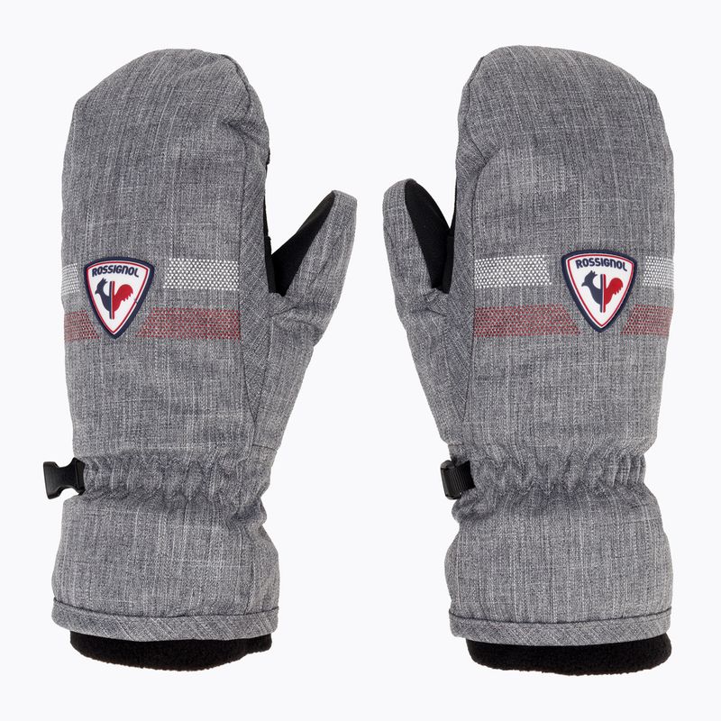 Dětské lyžařské rukavice Rossignol Jr Roc Impr M heather grey  2