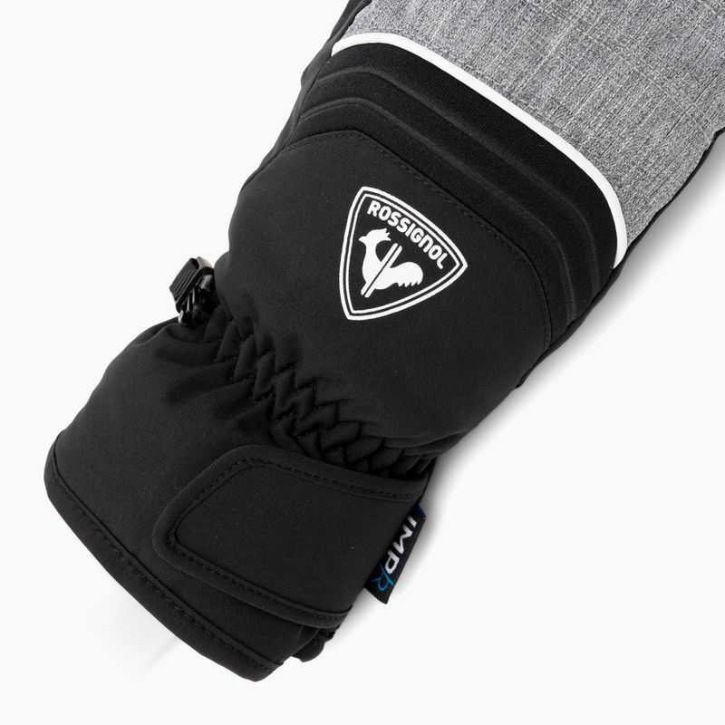 Dětské lyžařské rukavice Rossignol Jr Tech Impr M heather grey  5
