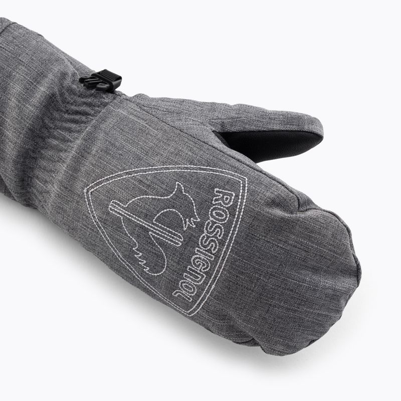 Dětské lyžařské rukavice Rossignol Jr Rooster M heather grey  4