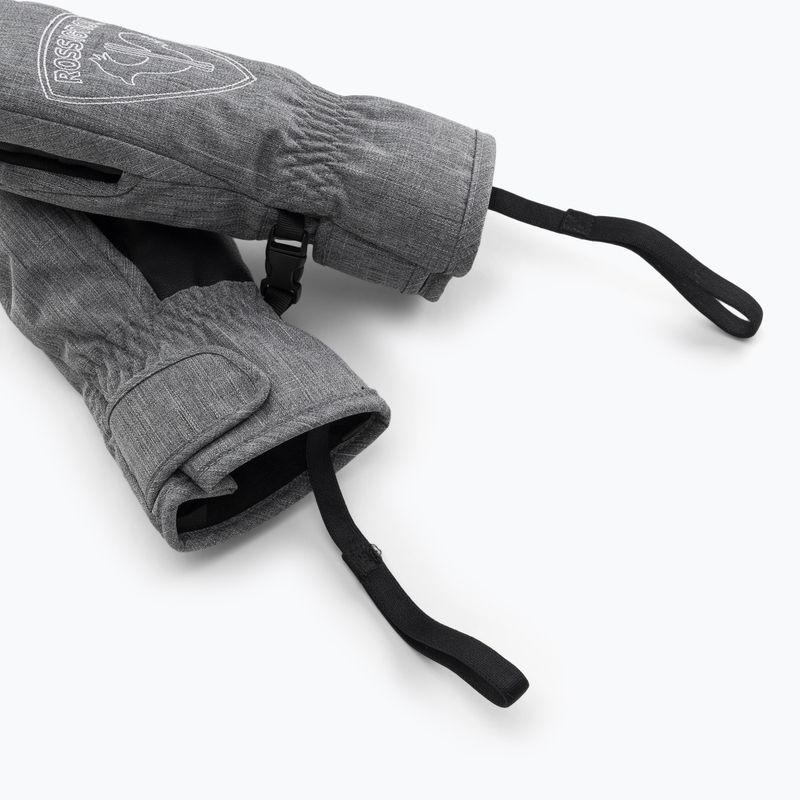 Dětské lyžařské rukavice Rossignol Jr Rooster M heather grey  6