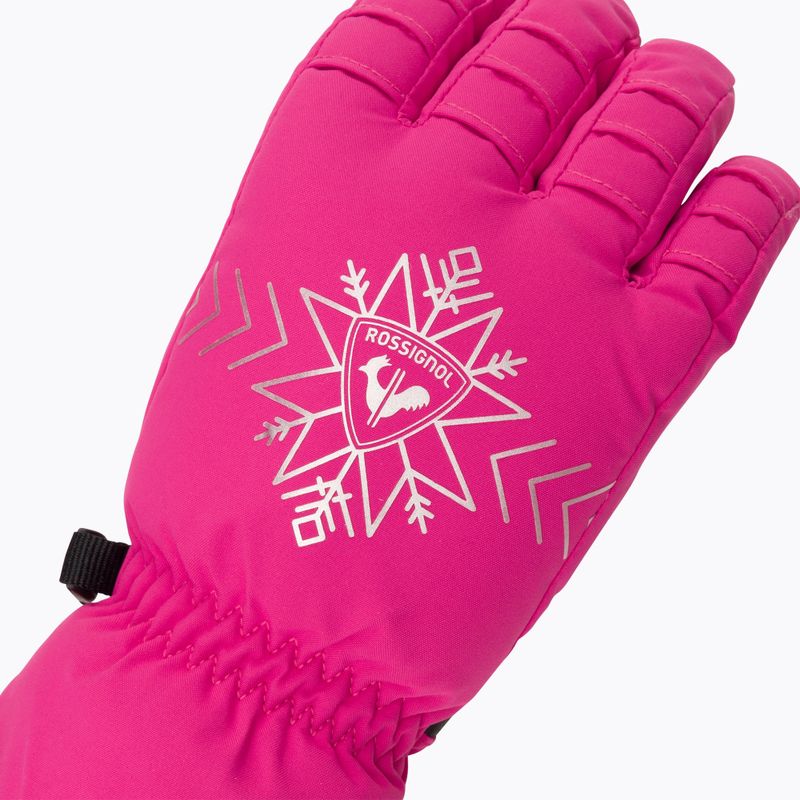 Dámské lyžařské rukavice Rossignol Perfy G orchid pink 4