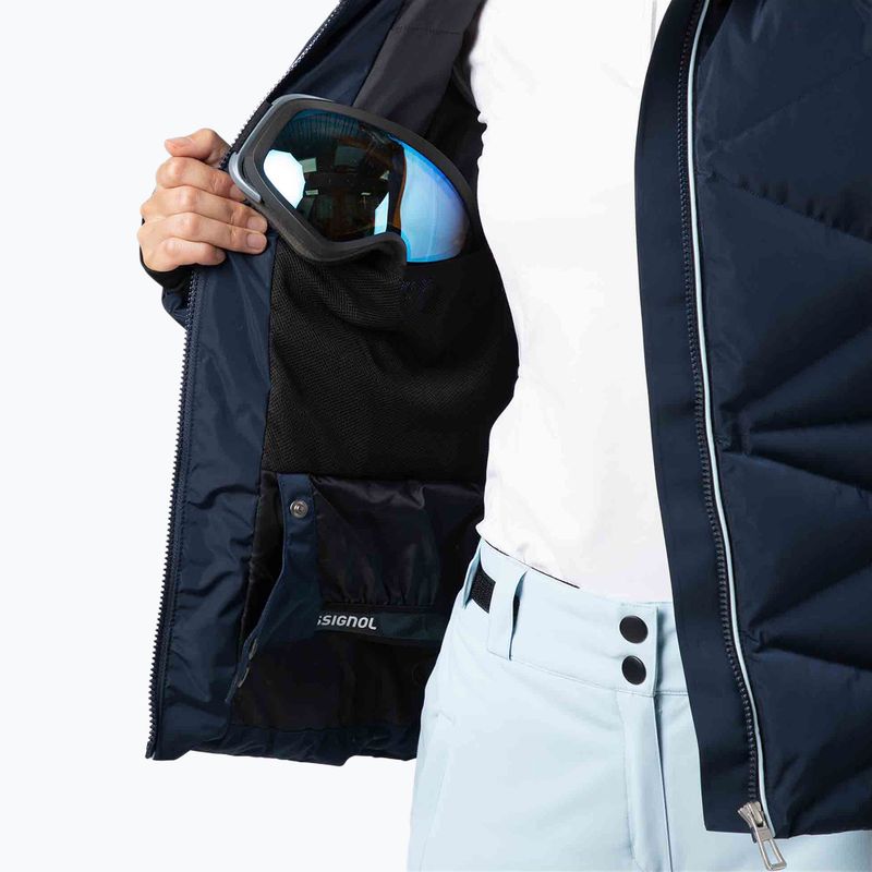 Dámská lyžařská bunda Rossignol Staci Pearly dark navy 14