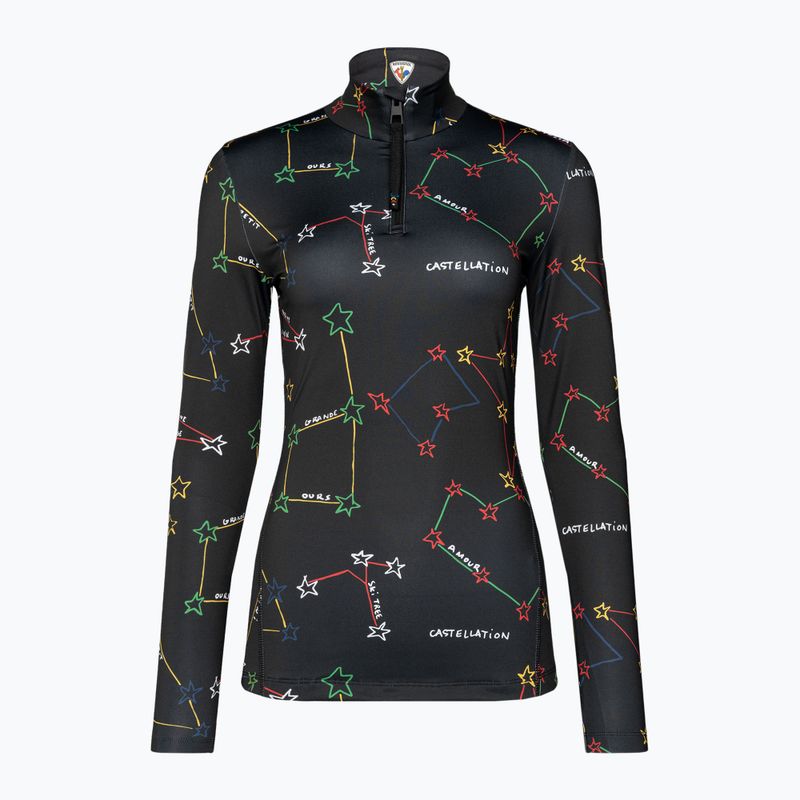 Dámská termoakční mikina Rossignol Booster 1/2 Zip Top 100 black 7
