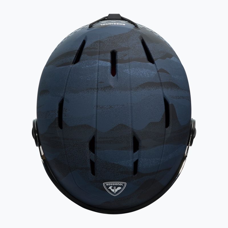 Dětská lyžařská helma Rossignol Whoopee Visor Impacts dark blue 9