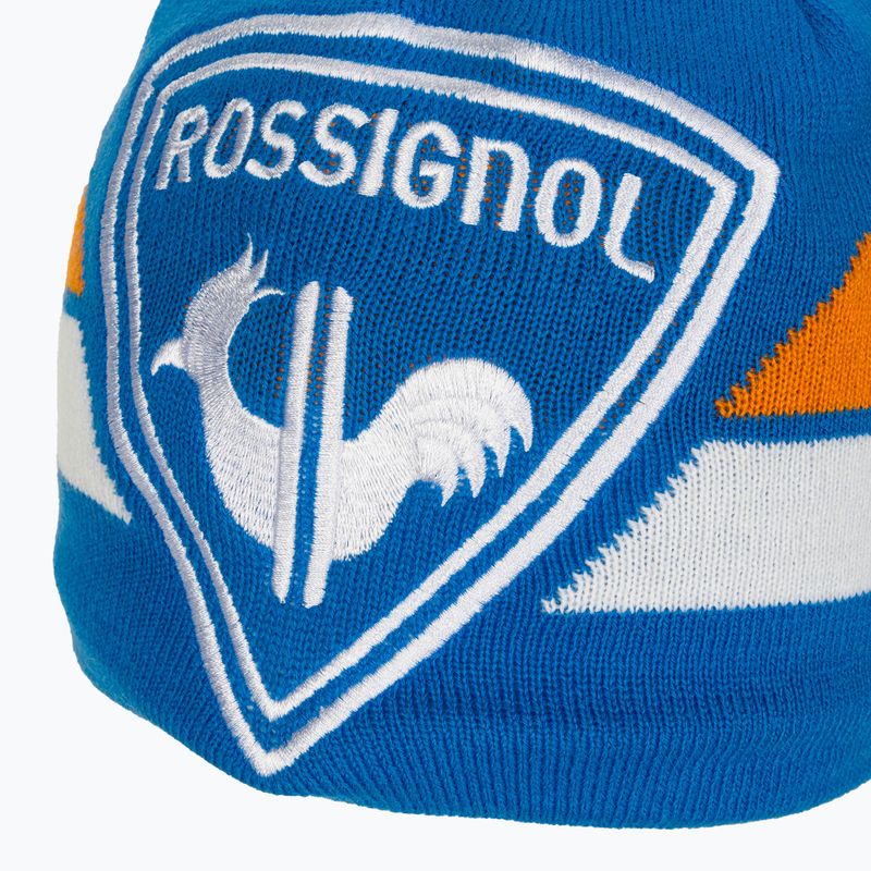 Rossignol L3 Jr Rooster lazuli blue dětská zimní čepice 4