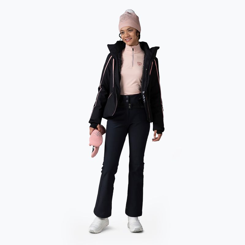 Dámská termoakční mikina Rossignol Classique 1/2 Zip powder pink 4