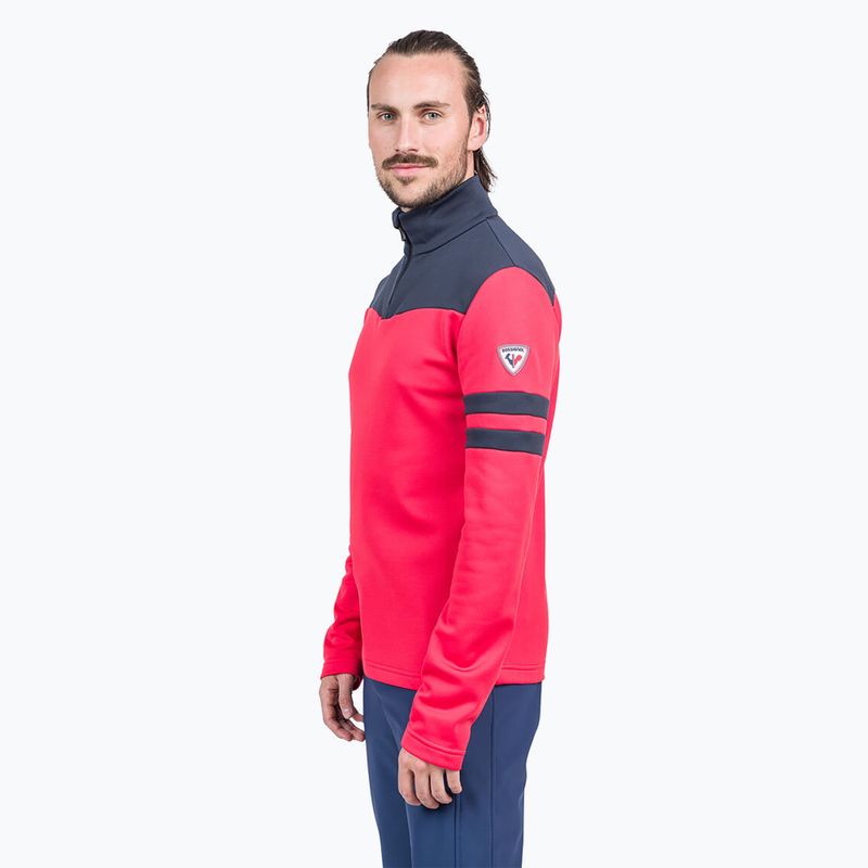 Pánská termoakční mikina Rossignol Resort 1/2 Zip sports red 2