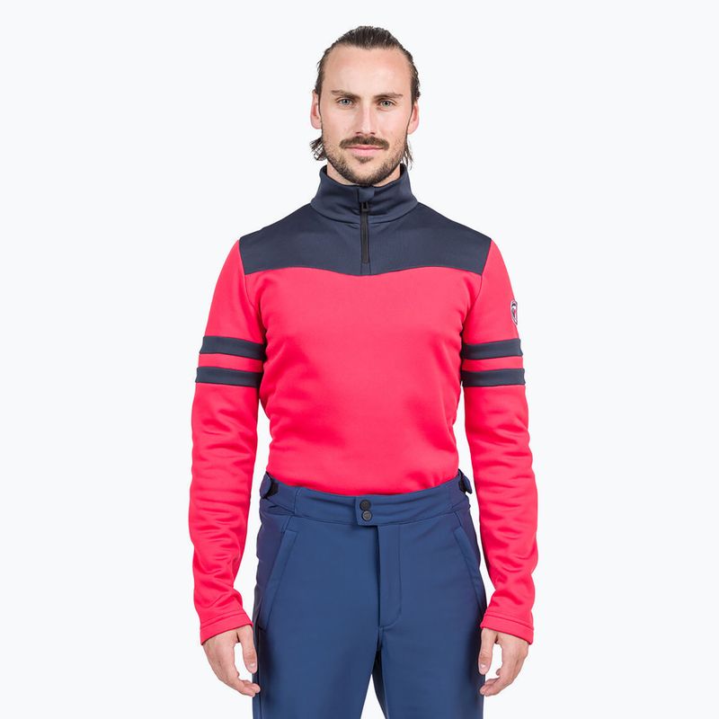 Pánská termoakční mikina Rossignol Resort 1/2 Zip sports red 4