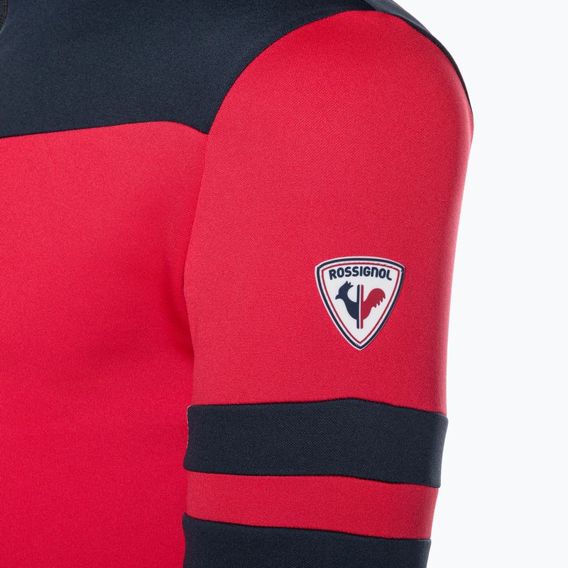 Pánská termoakční mikina Rossignol Resort 1/2 Zip sports red 9
