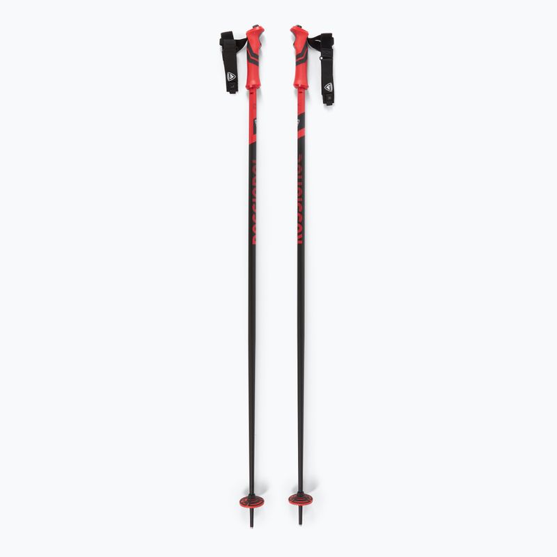 Lyžařské hůlky Rossignol Tactic Clip black/red