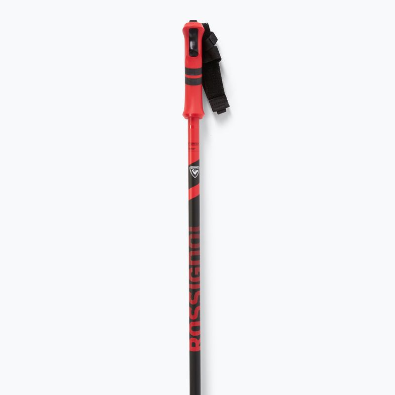 Lyžařské hůlky Rossignol Tactic Clip black/red 2