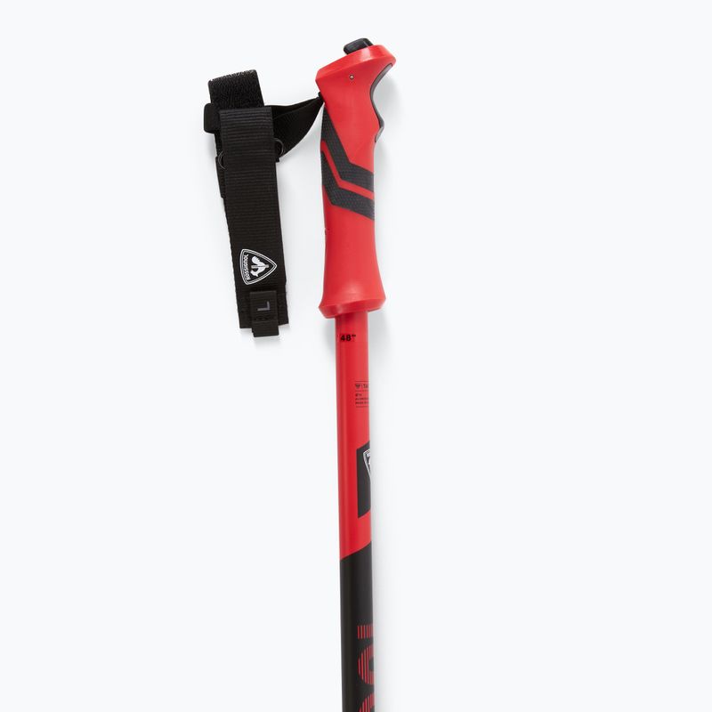 Lyžařské hůlky Rossignol Tactic Clip black/red 4