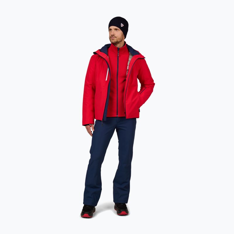 Pánská lyžařská mikina Rossignol Cieloalto Fleece Fz sports red 2