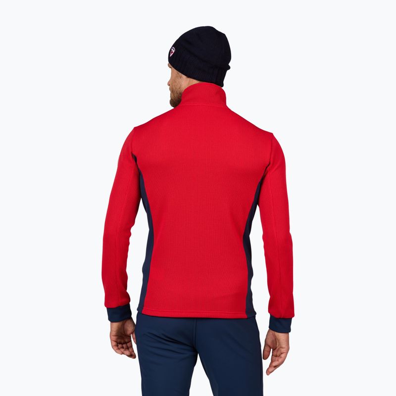 Pánská lyžařská mikina Rossignol Cieloalto Fleece Fz sports red 3