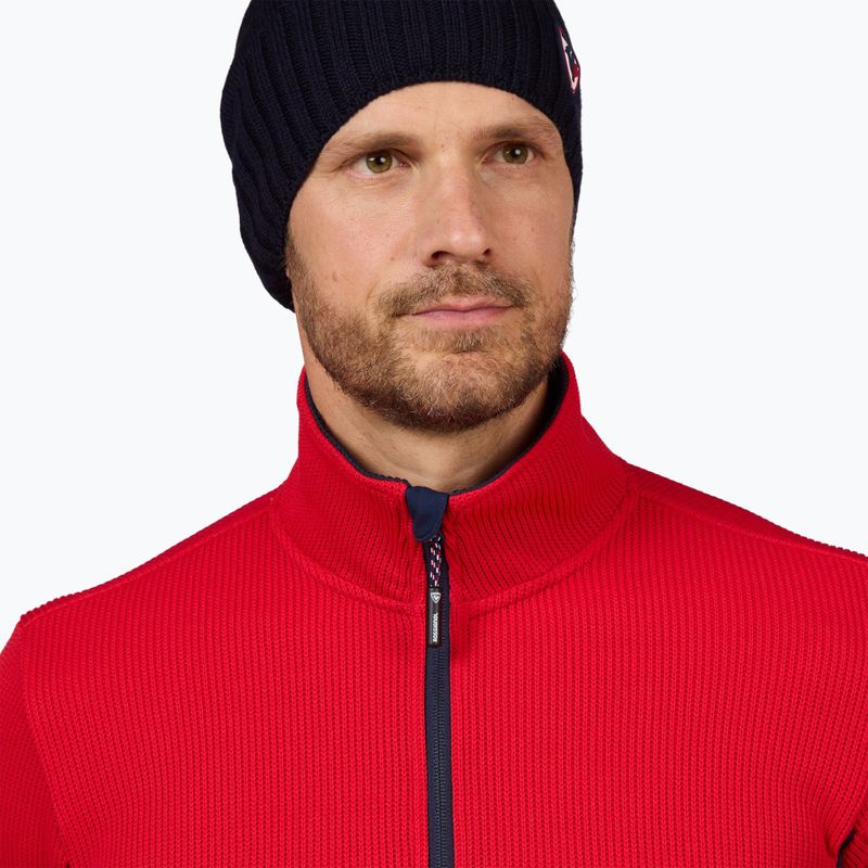 Pánská lyžařská mikina Rossignol Cieloalto Fleece Fz sports red 5