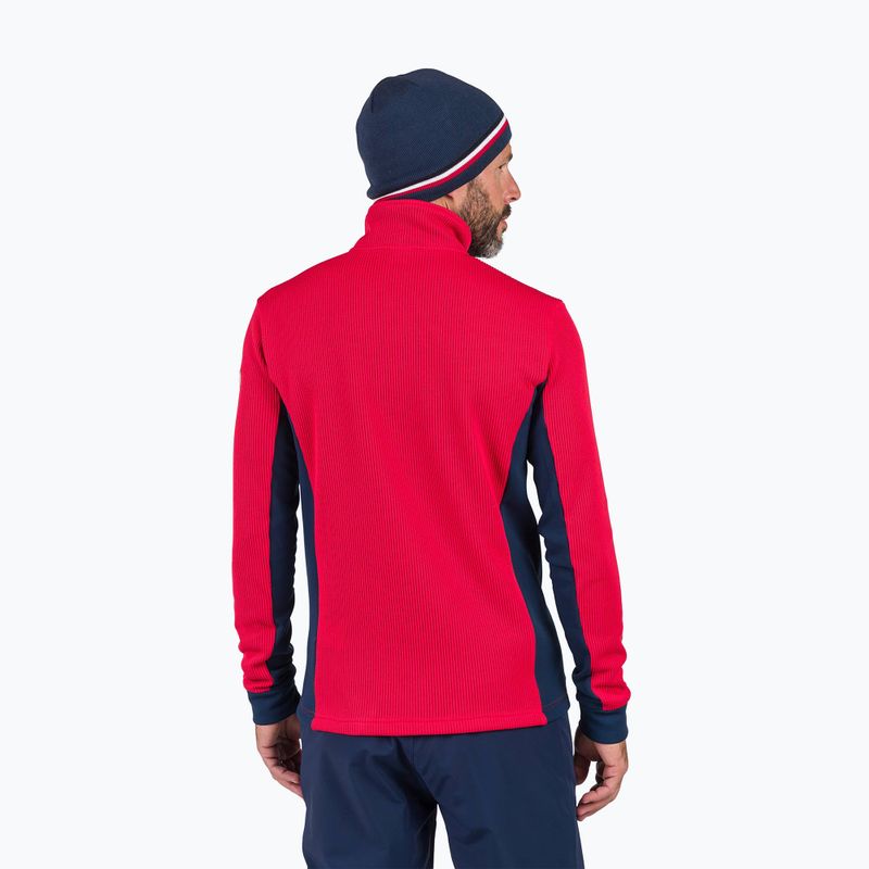 Pánská sportovní mikina Rossignol Cieloalto Fleece Half zip sports red 3