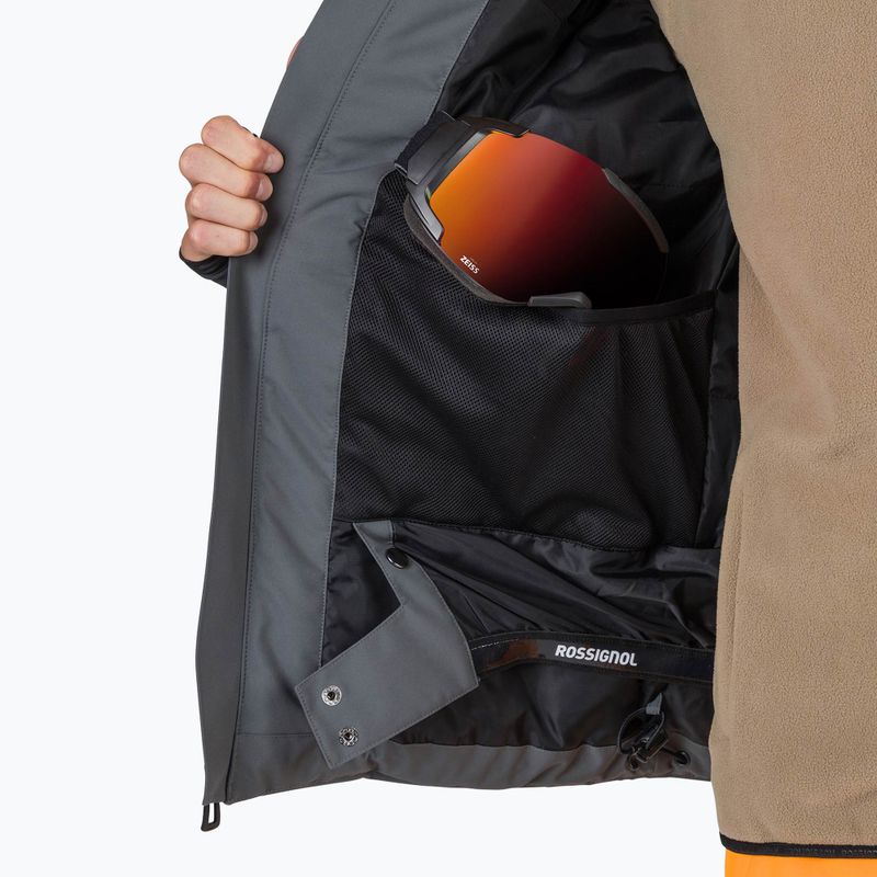 Pánská lyžařská bunda Rossignol Siz onyx grey 14